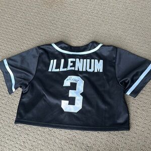Illenium autographed crop Black Jersey SMALL